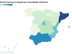Dónde viven mas marroquíes en España